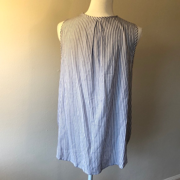 Millibon Faux Wrap Sleeveless Blouse - M - Picture 3 of 4